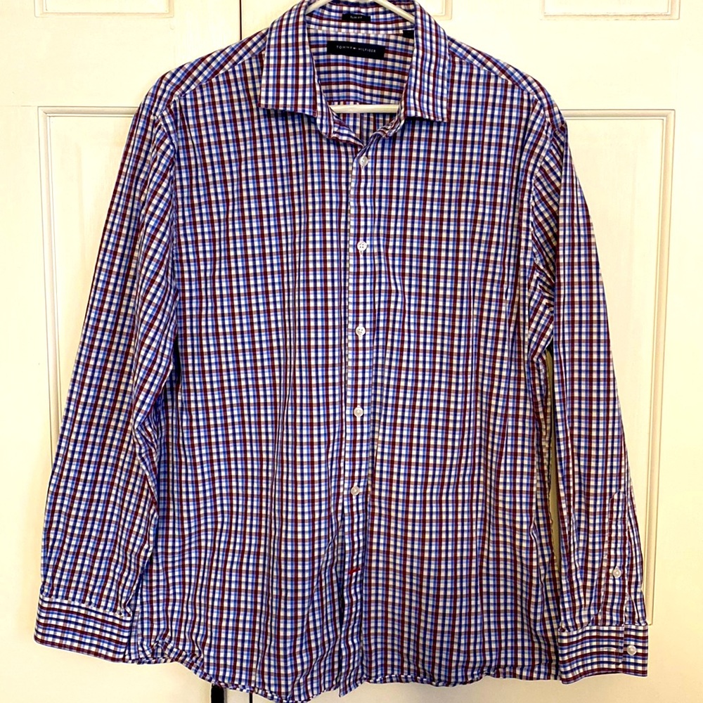 Mens Tommy Hilfiger Long Sleeve Button Down Shirt
